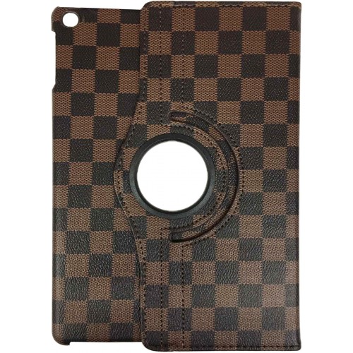 iPad 10.2/2019 Portfolio Case Checker Brown